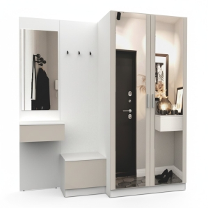 Набор мебели для прихожей "Марсель-158" МР 01-158 В2160 Ш2000 Г580 (ЛД.. Набор мебели для прихожей "Марсель-158" МР 01-158 В2160 Ш2000 Г580 (ЛД..